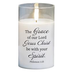 PGC-05-48SWH LED Candle Philemon The Grace 5in White