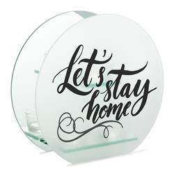 MCHR45W Tealight Lets Stay Home