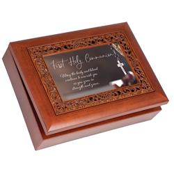 OMB232S Music Box Ornate First Holy Communion