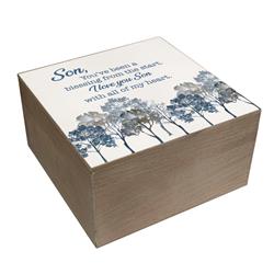 EWOODBOX-12 Keepsake Box Son You Have Been Blessing