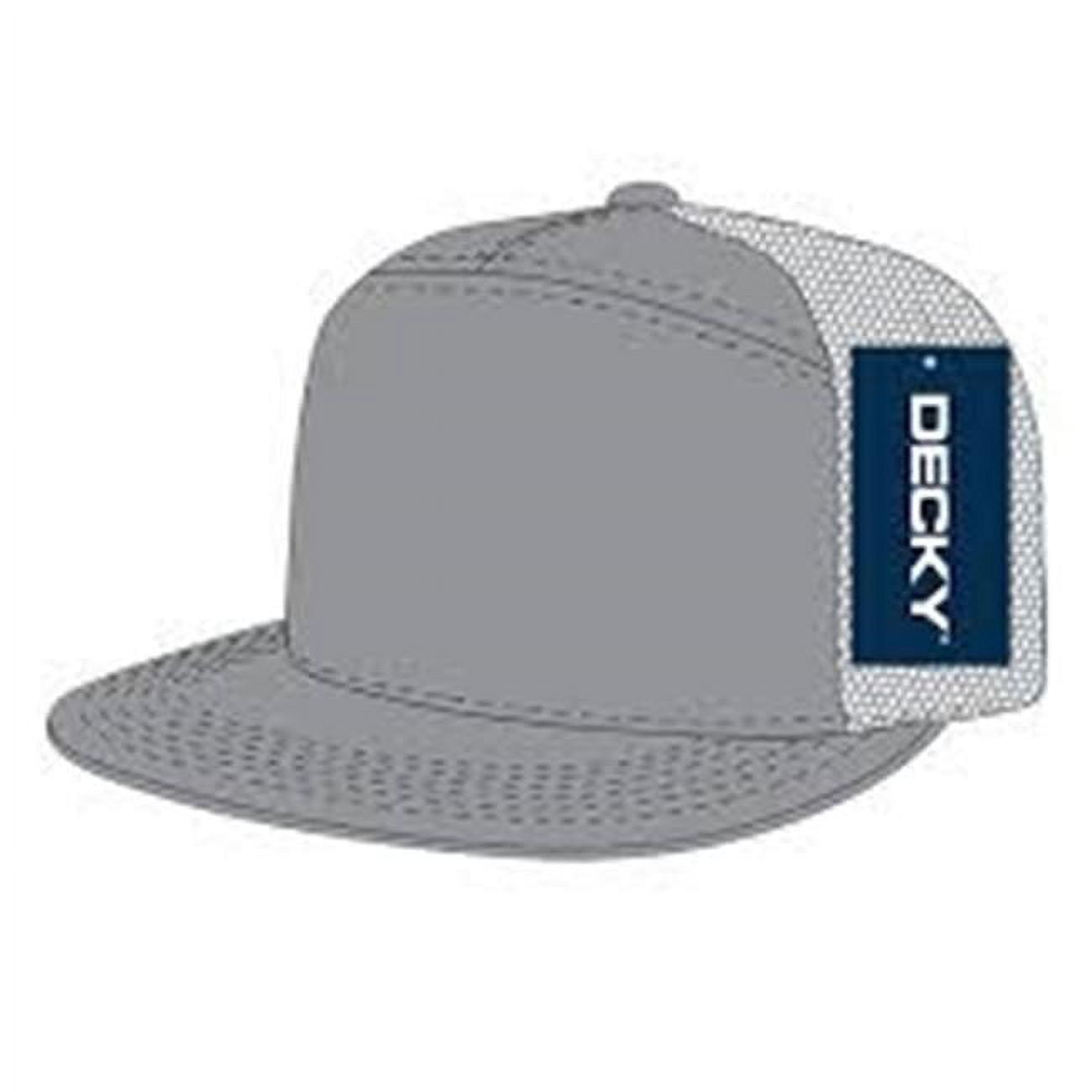 1133-GRY 7 Panel Trucker Caps, Grey