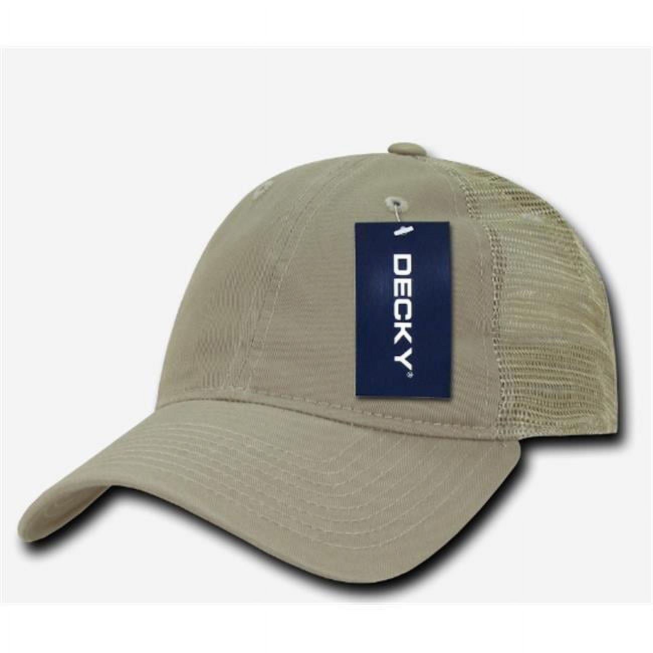 120-KHA Relaxed Trucker Caps, Khaki