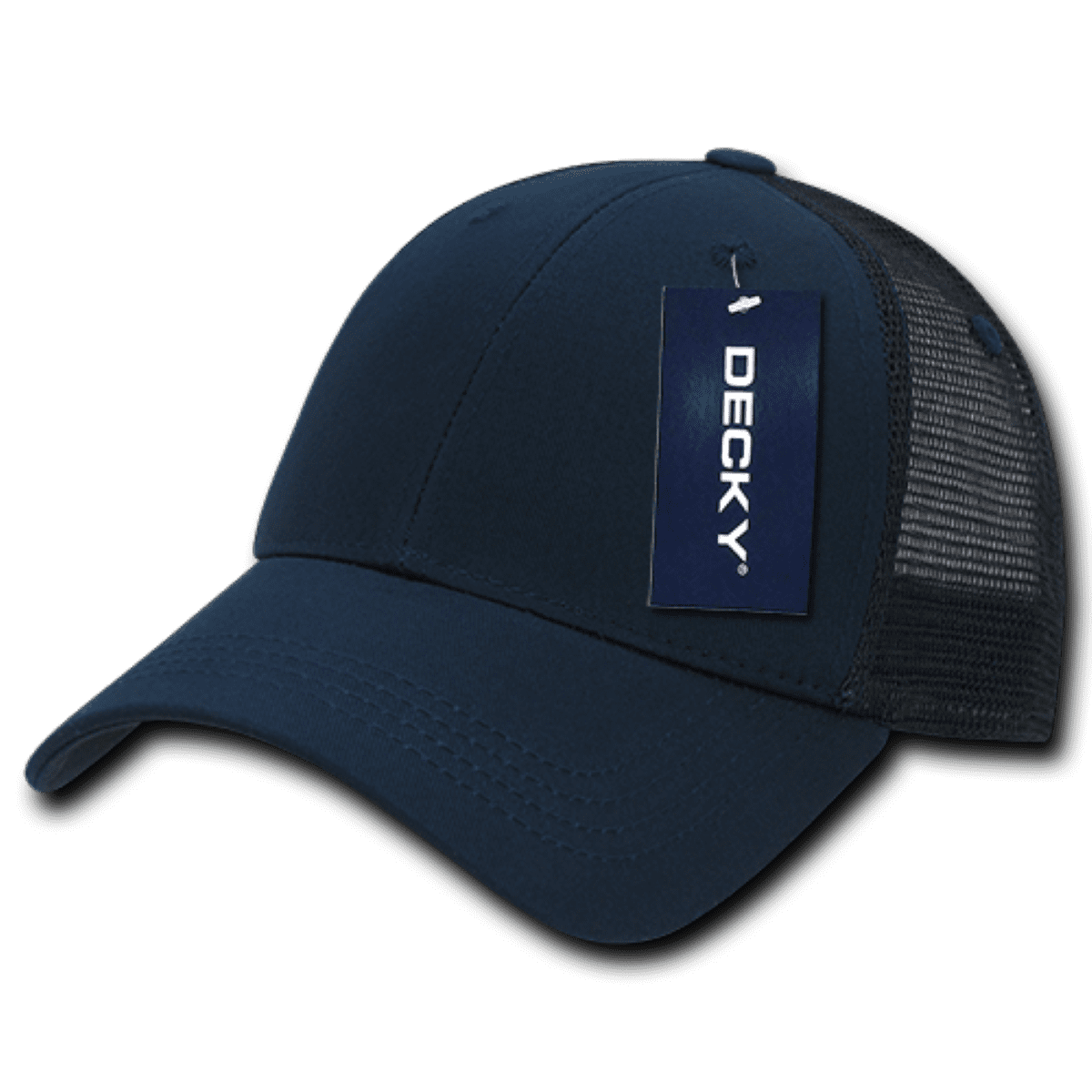 214-NVYNVY Low Crown Mesh Golf Cap, Navy & Navy