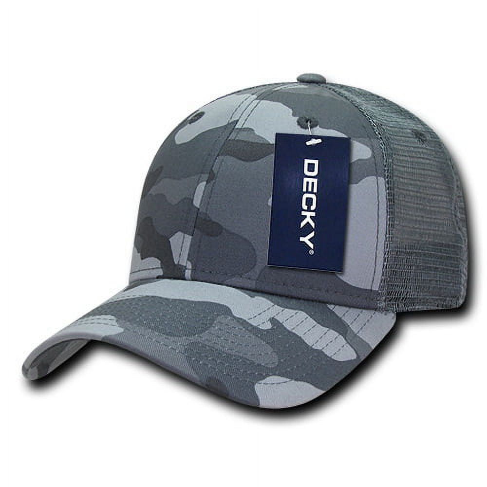 218-URB Structured Camo Trucker Caps - Urban
