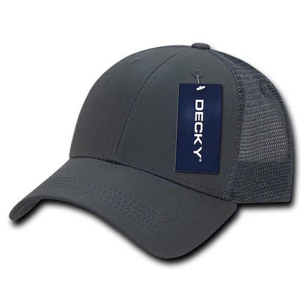 Low Crown Mesh Golf Cap - Charcoal
