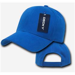 112-RYL Brushed Cotton Baseball Caps - Royal Blue