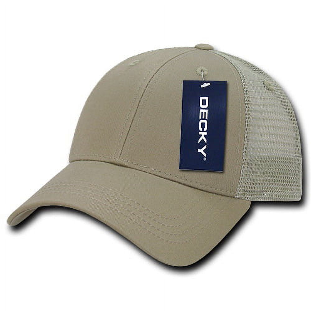 214-KHAKHA Low Crown Mesh Golf Cap - khaki