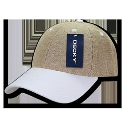 DECKY Structured Light Jute Cap, White