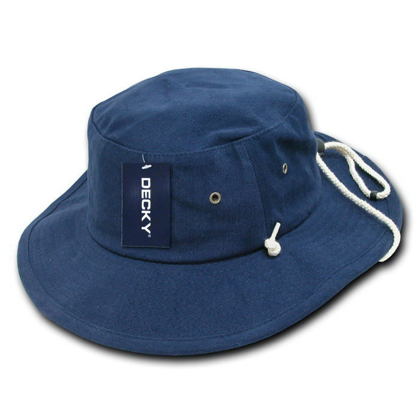 510-PL-NVY-07 Aussie Hat Plain - Navy, Large & Extra Large