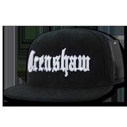 Nothing Nowhere N13-CRE-BLK Old English City Snapback, Crenshaw, blk, Black