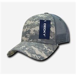 Structured Camo Trucker Cap - Acucare