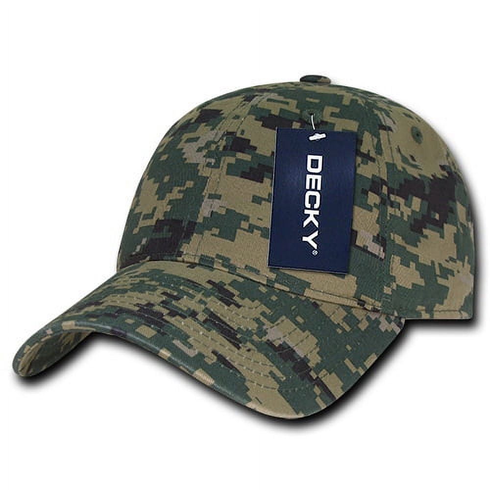 216-MCU Relaxed Cotton Camo Caps - MCU