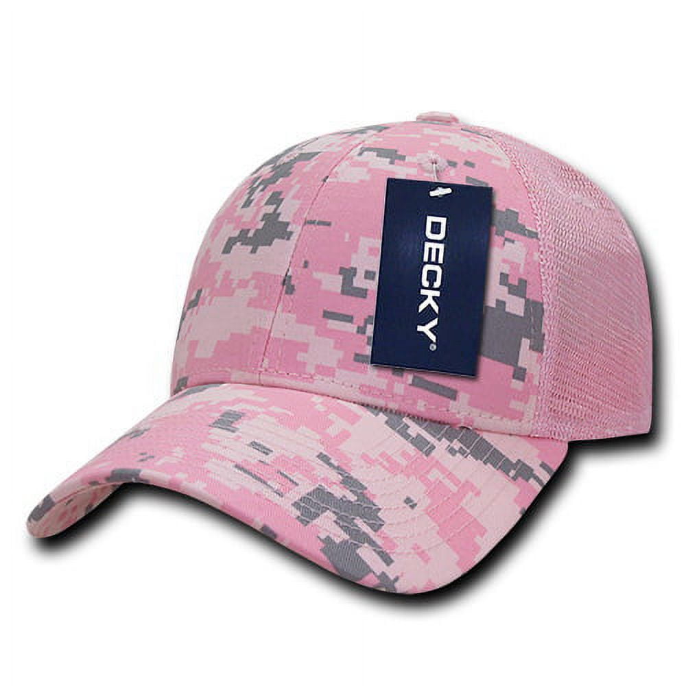 218-PKD Structured Camo Trucker Caps - PKD