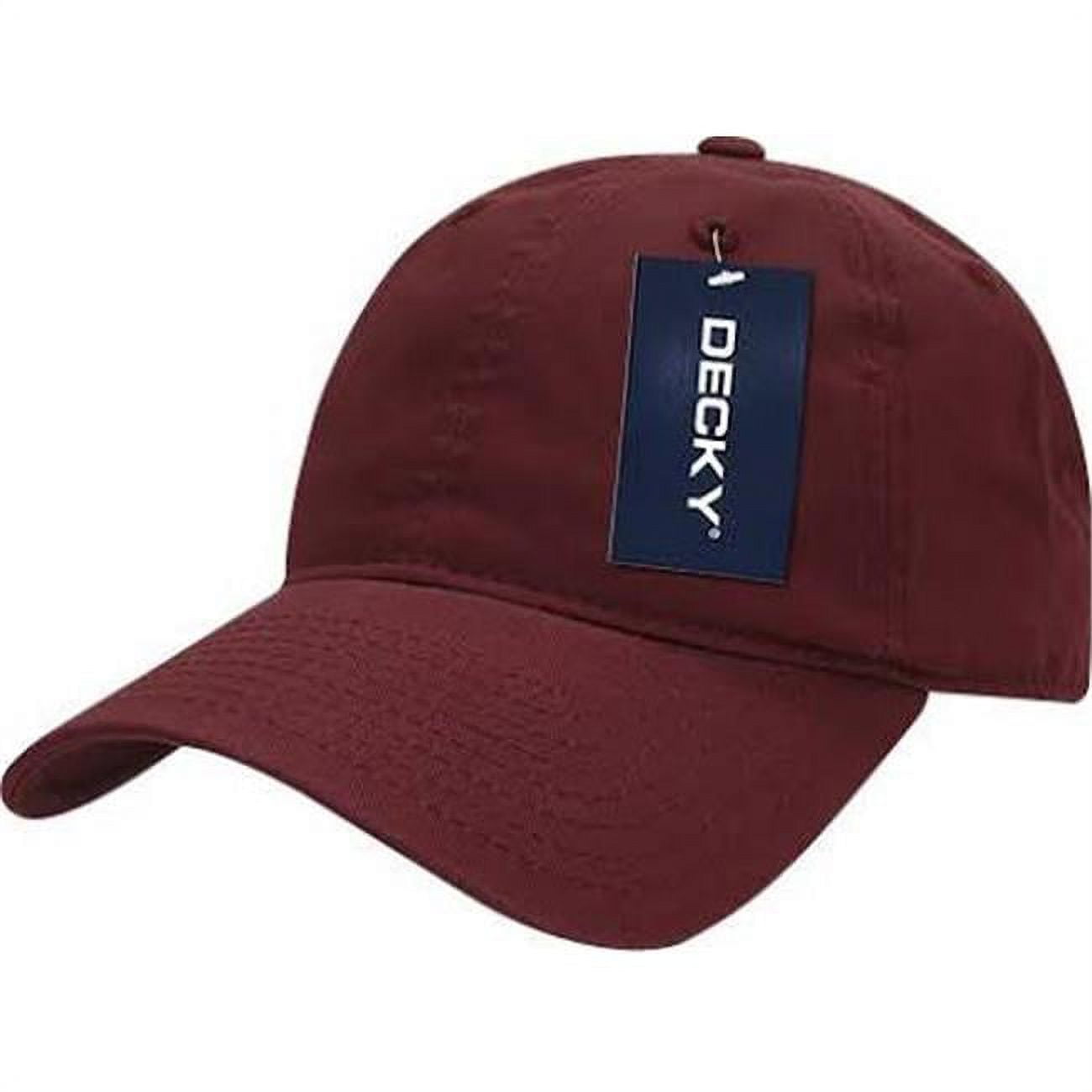 205-CARDINAL Relaxed Washed Cotton Caps - Cardinal
