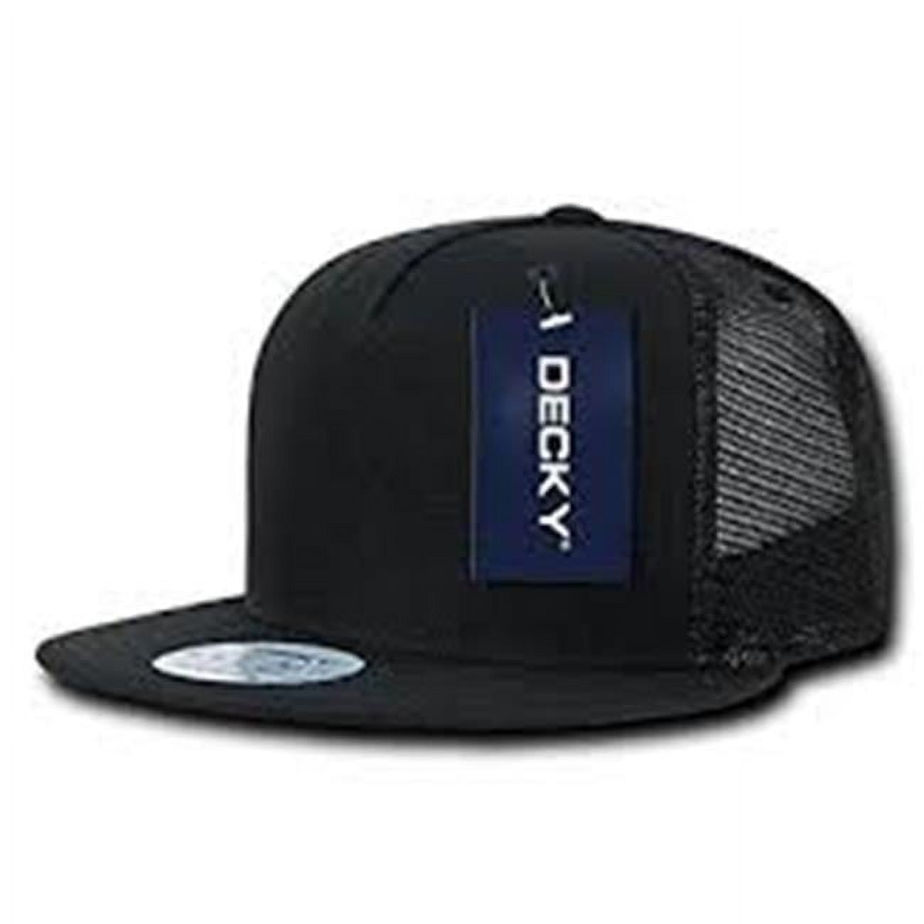 252-BLACK Classic 5 Panel With Rope, Black