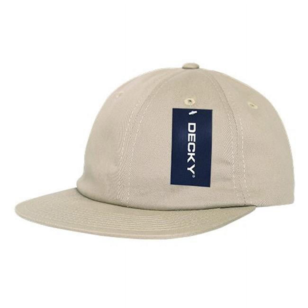 Relaxed Flat Bill Cotton Cap - Khaki