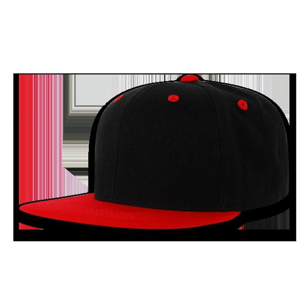 Youth Snapback Caps, Black & Red