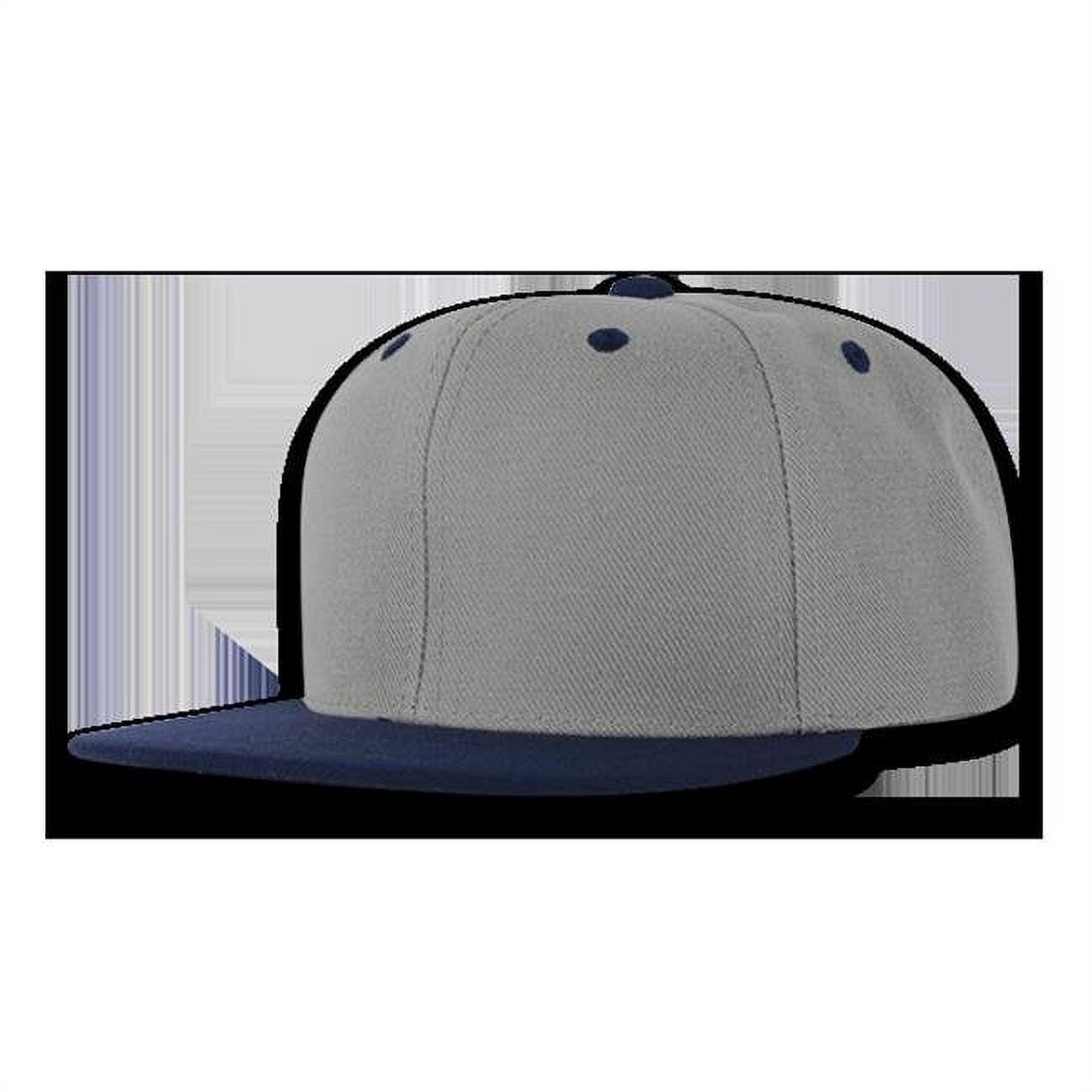 7011-GRYNVY Youth Snapback Caps, Grey & Navy