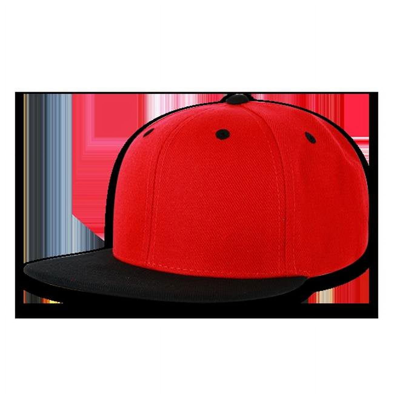 Youth Snapback Caps, Red & Black