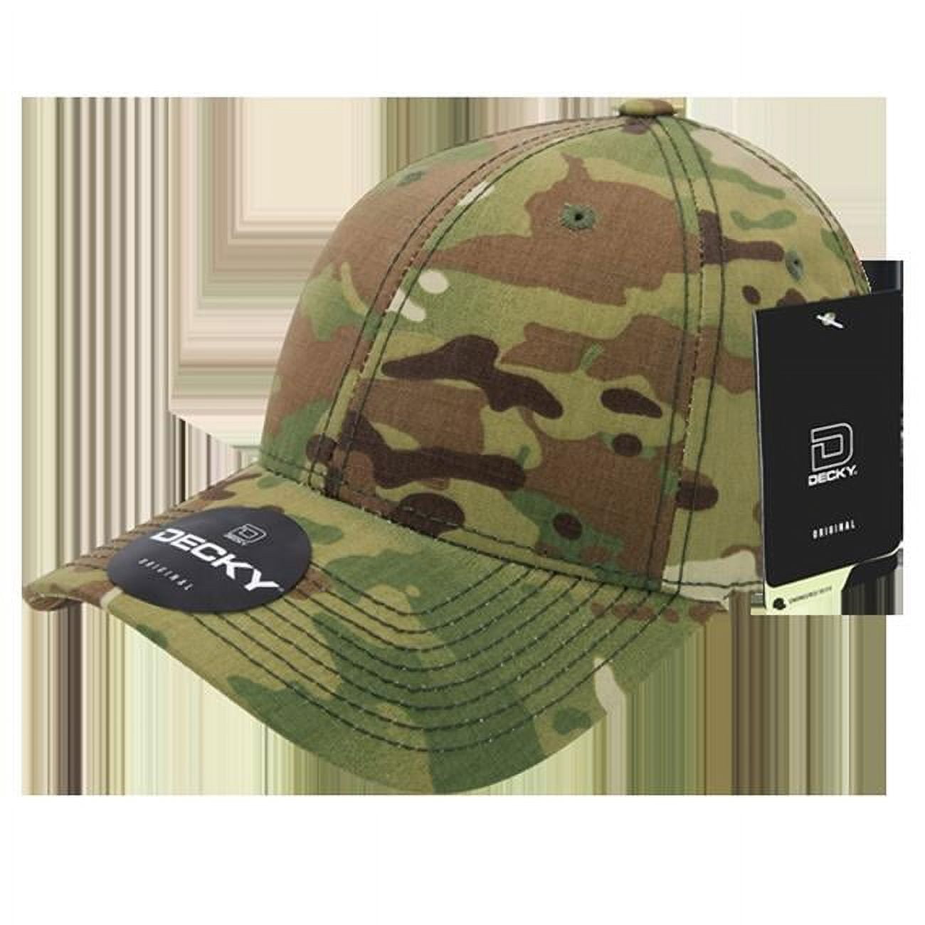 6301-MC Structured Low Crown Cap - Multicam