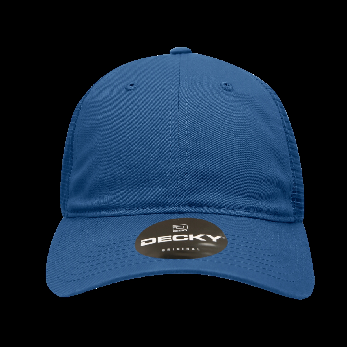 120-RYL 6 Panel Low Profile Relaxed Cotton Trucker - Royal
