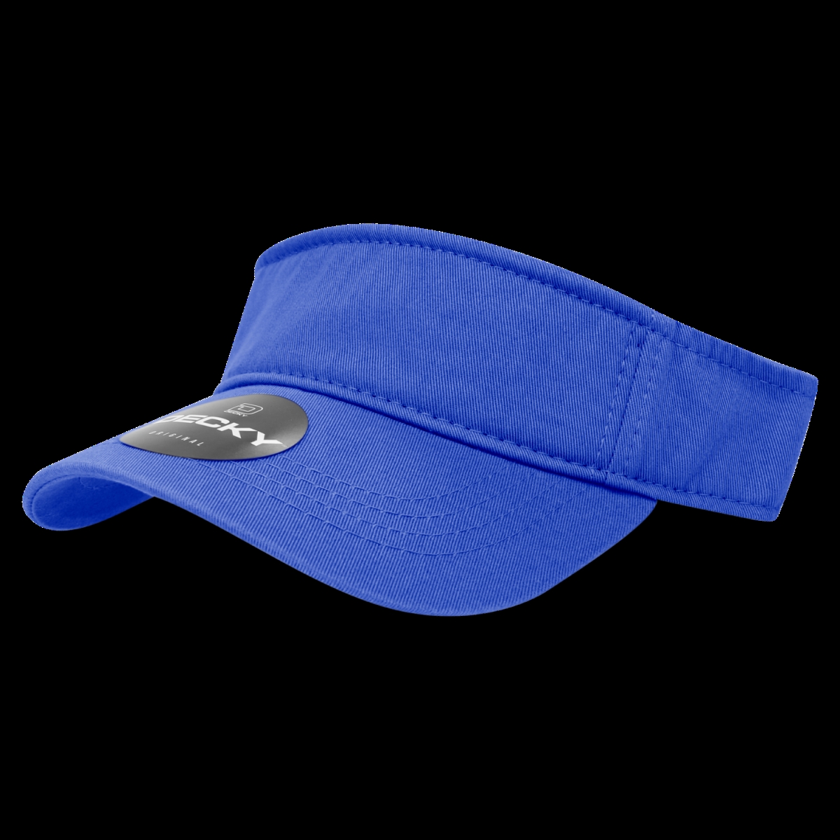 962-ROYAL 3 Panel Polo Curved Visor - Royal