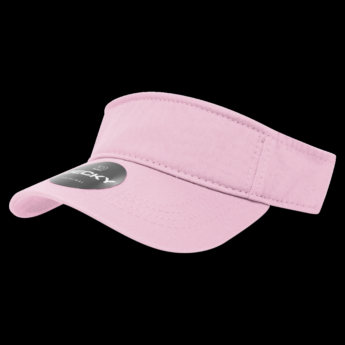 962-PINK 3 Panel Polo Curved Visor - Pink