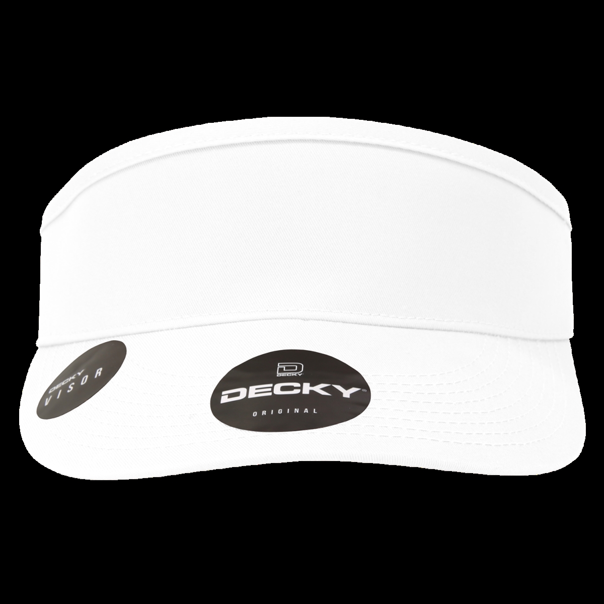 3015-WHT 3 Panel High Profile Curved Visor - White