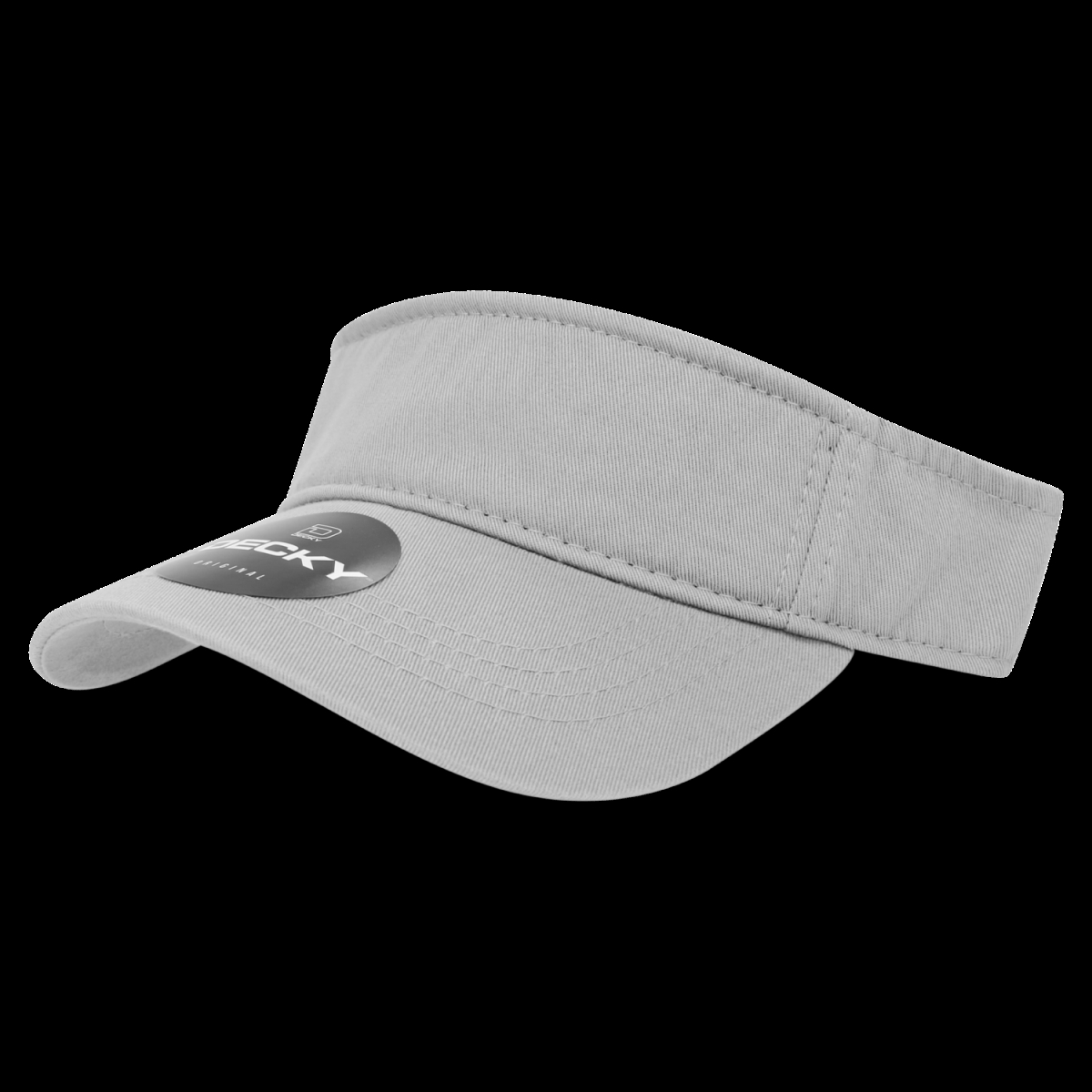 962-GREY 3 Panel Polo Curved Visor - Gray