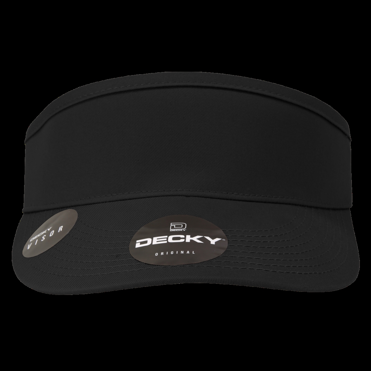 3015-BLK 3 Panel High Profile Curved Visor - Black