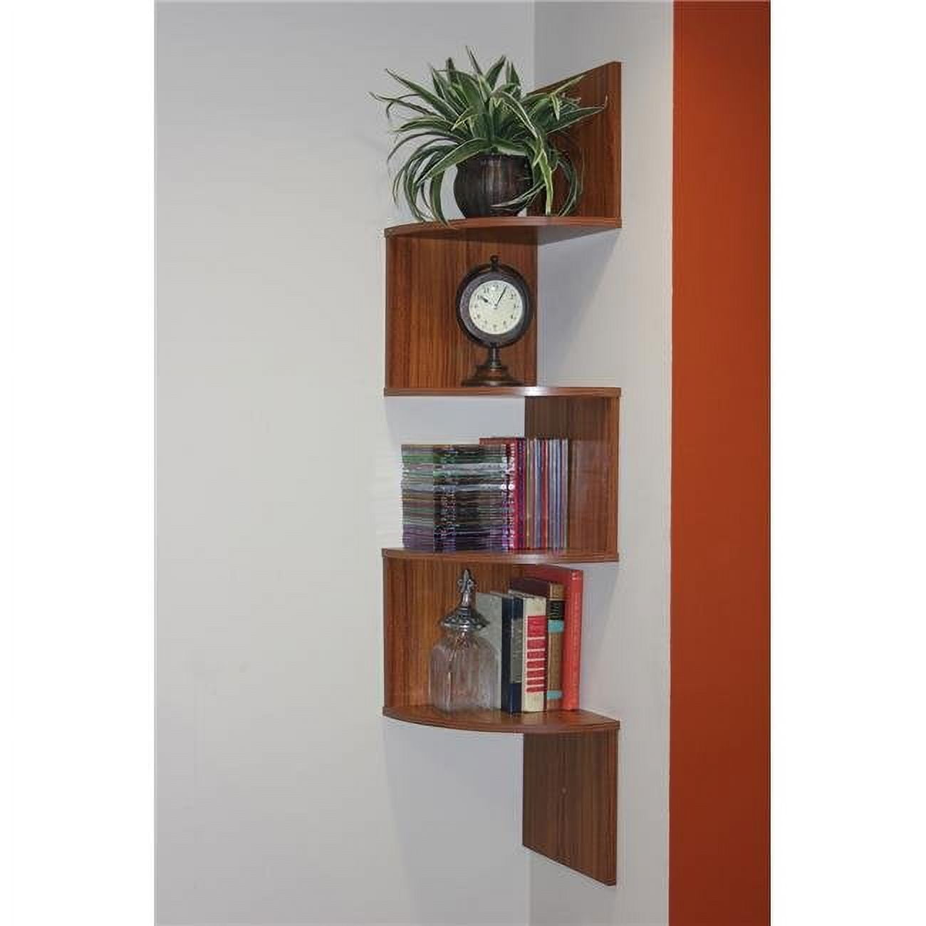 Picture of 4D Concepts 99200 Hanging Corner Storage&#44; Fruitwood