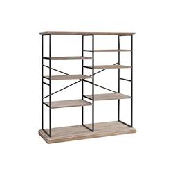 Picture of 4D Concepts 623370 Claremont Industrial Room Organizer&#44; Black & Distressed White