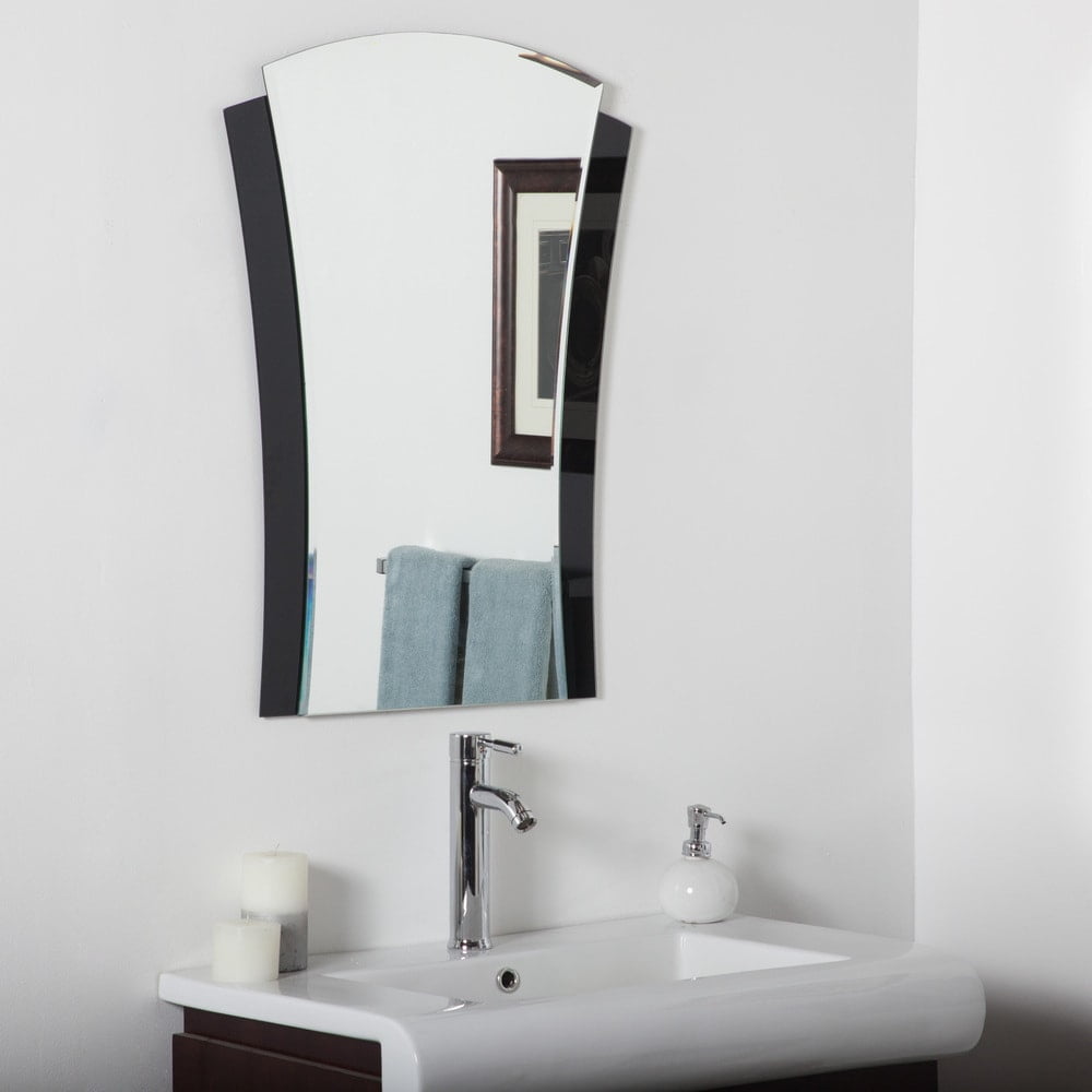 Picture of Decor Wonderland SSM121500-1 Deco Bathroom Mirror - Silver