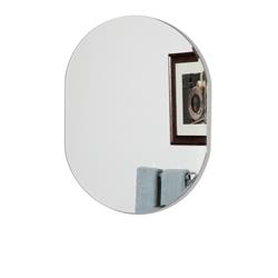 Picture of Decor Wonderland SSM212S 22 x 28 in. Khloe Mini Oval Beveled Modern Bathroom Mirror with Dual Mounting Brackets