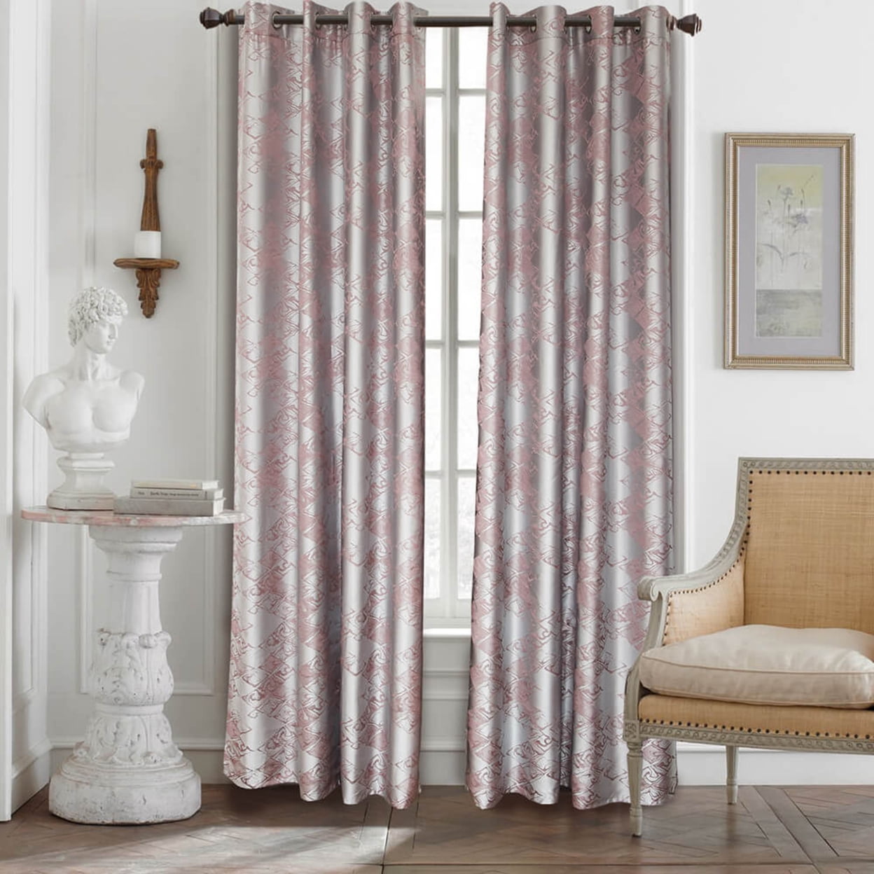 Window Semi-Blackout Curtain & Drape Panel, Hollywood