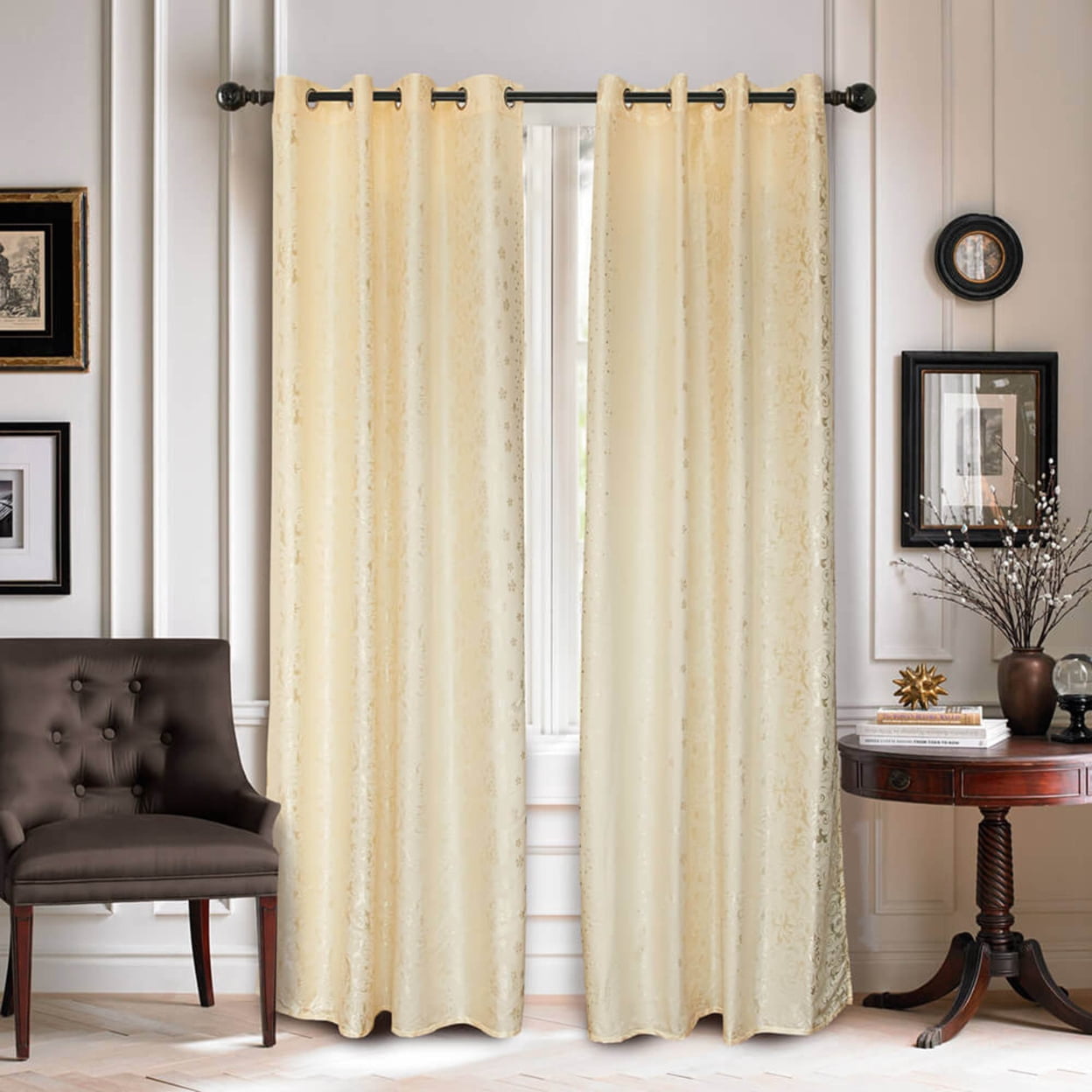 DMC716 Window Semi-Blackout Curtain & Drape Panel, Ambassador