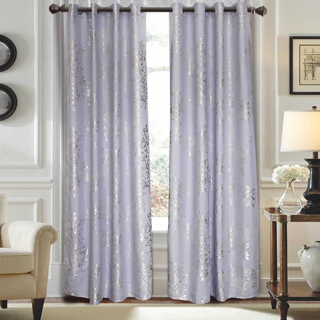 Window Semi-Blackout Curtain & Drape Panel, Munich