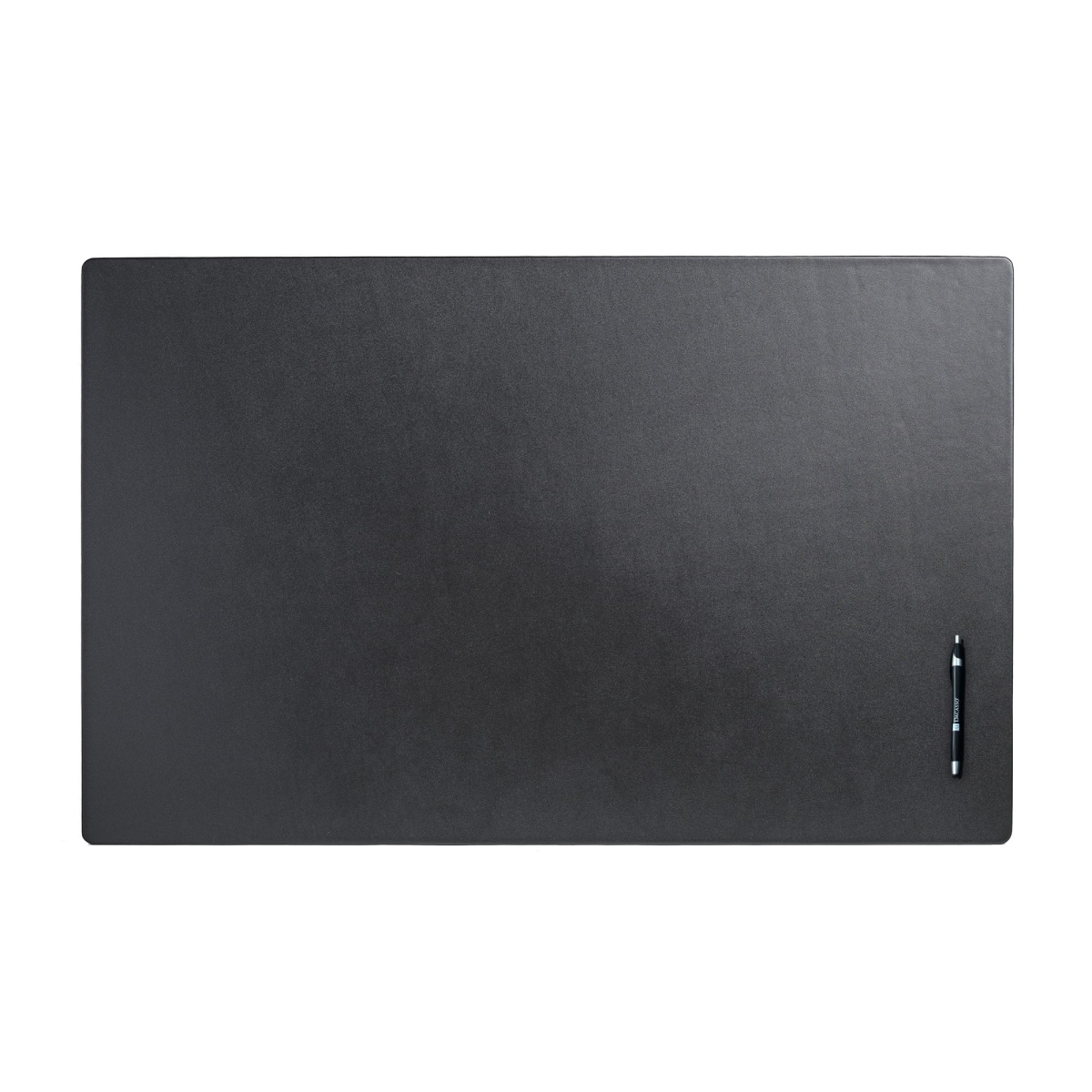 PR-1011 Black Leather 38 in. x 24 in. Desk Mat without Rails