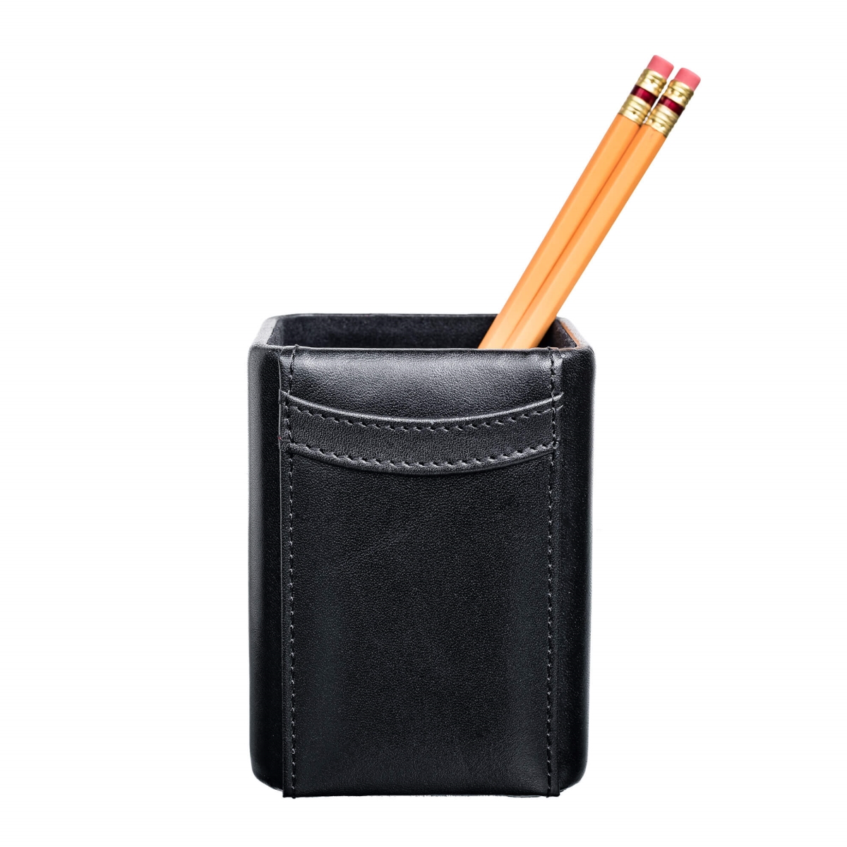 AG-1010 Black Leather Pencil Cup