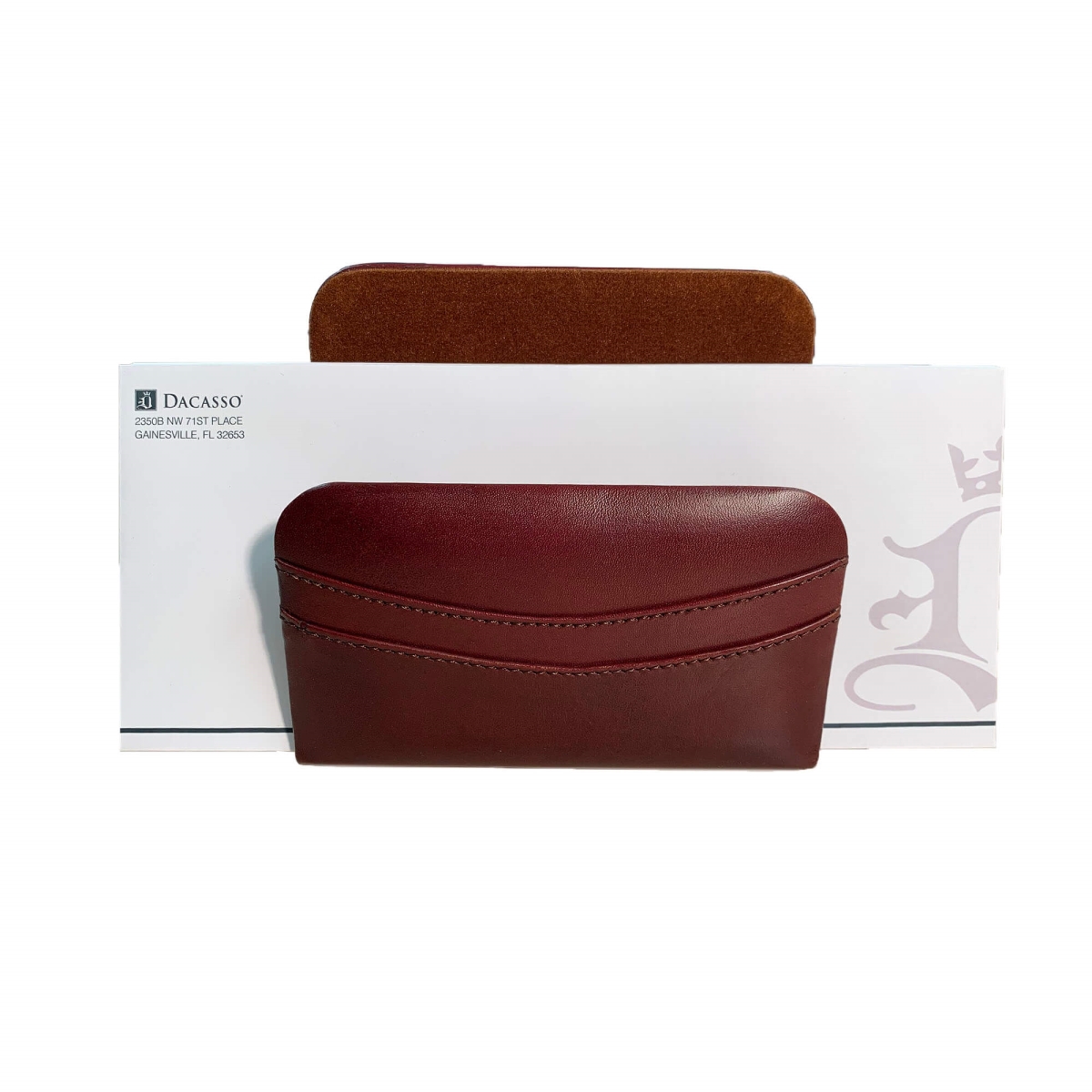 AG-3008 Mocha Leather Letter Holder