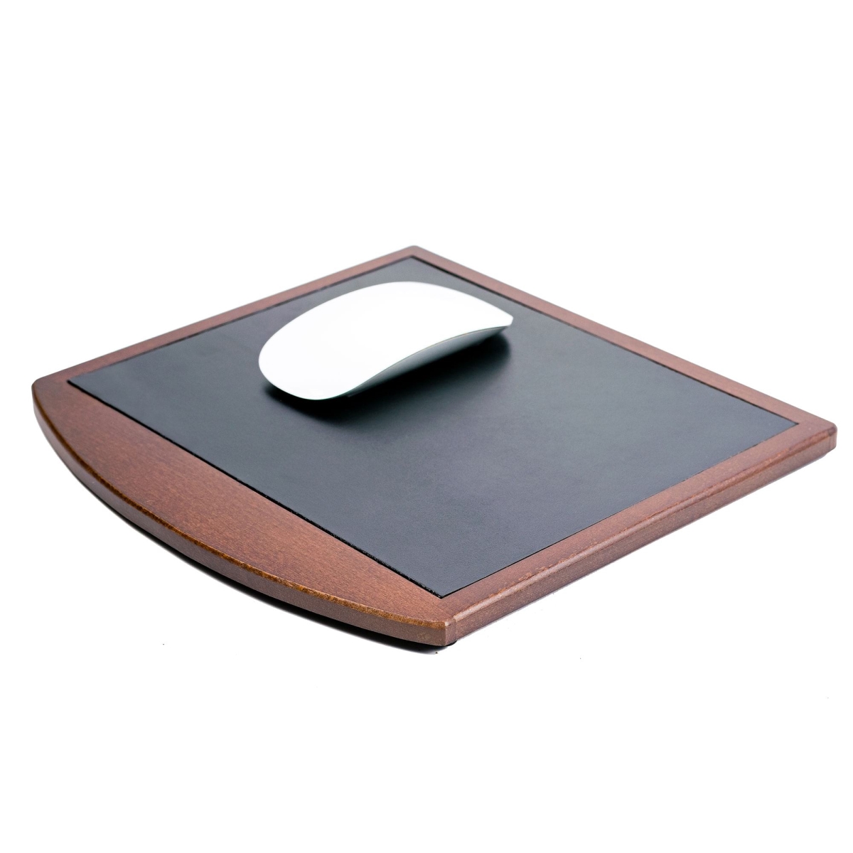 AG-8414 Walnut & Leather Mouse Pad