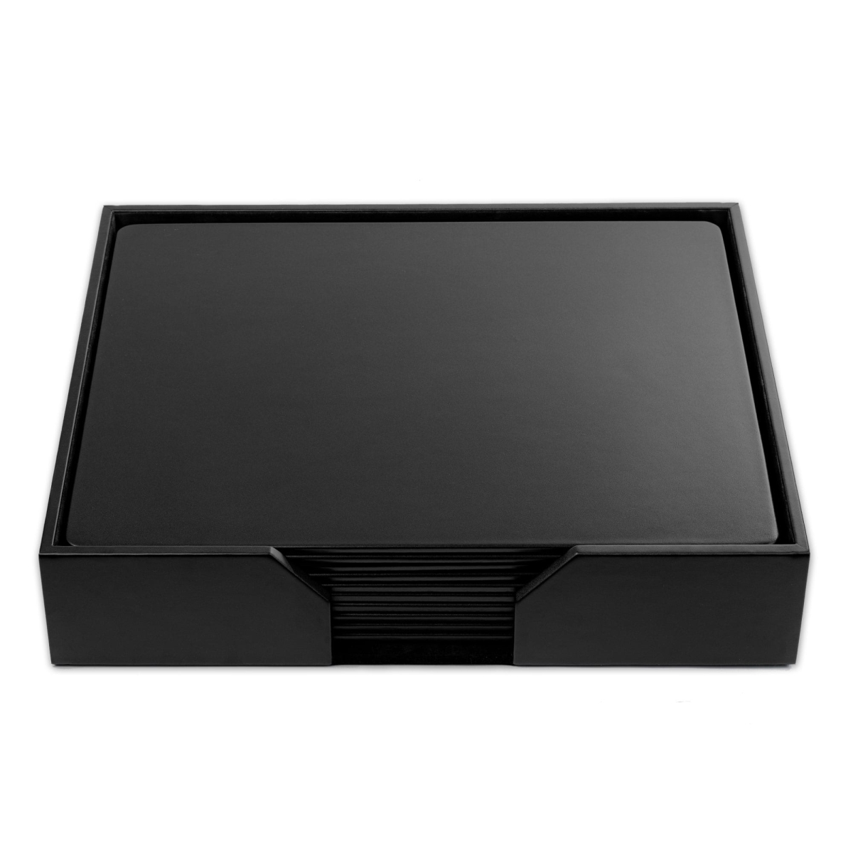 DF-1067 10 Seat Black Leatherette Conference Room Set, 20 x 16 Size Pads