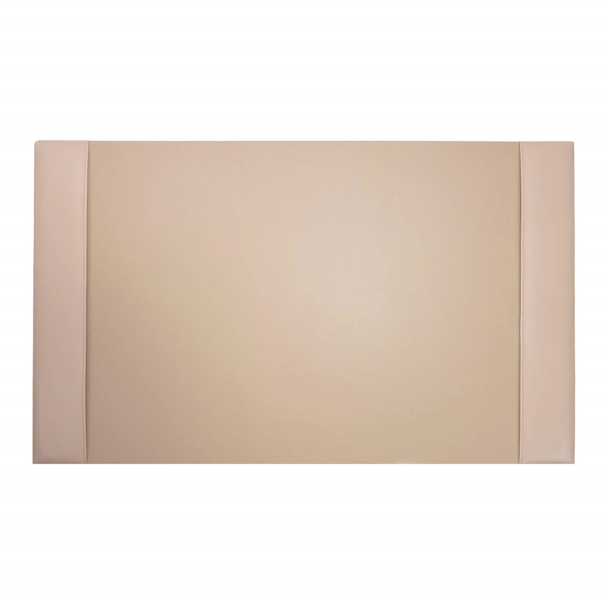 PG-5403 White Latte Bonded Leather 30 in. x 18 in. Side-Rail Desk Pad