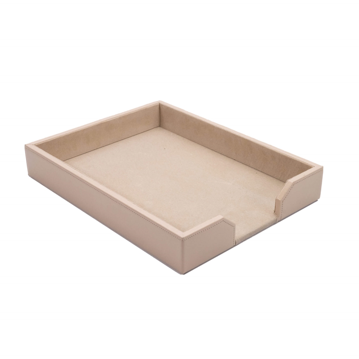AG-5401 White Latte Bonded Leather Letter Tray