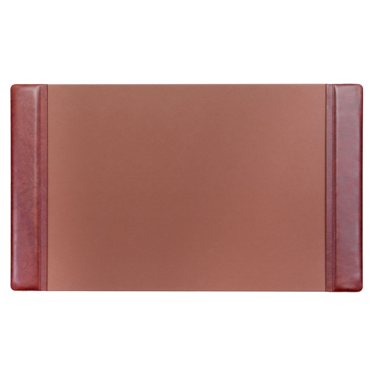 PG-3001 Mocha Leather 34 in. x 20 in. Side-Rail Desk Pad