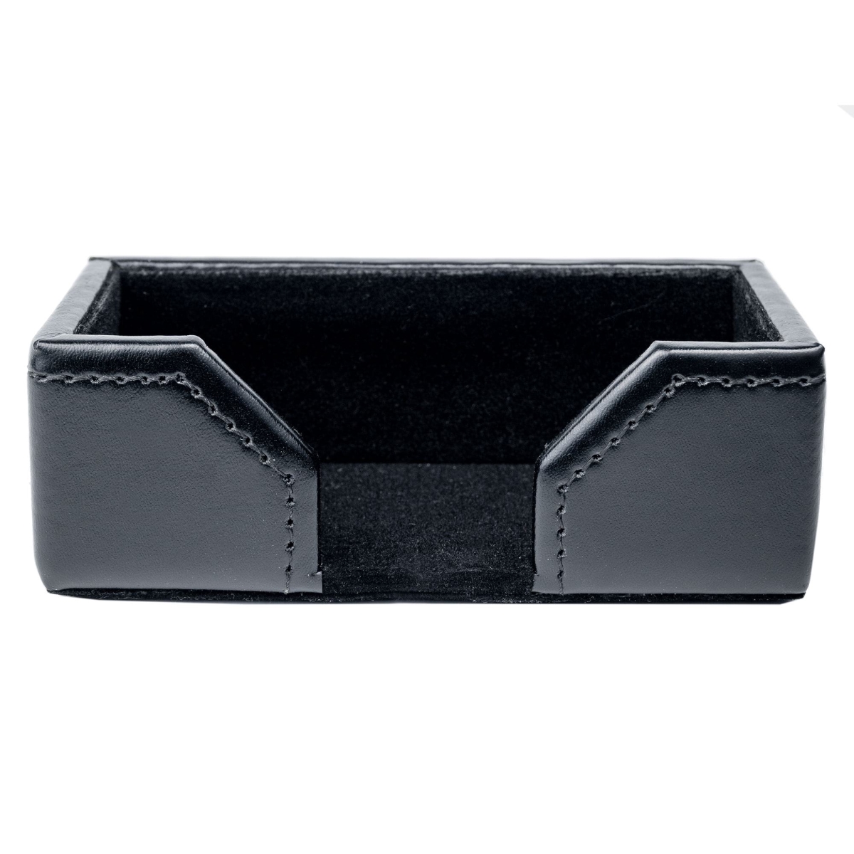 AC-1407 Black Bonded Leather Business Card Holder