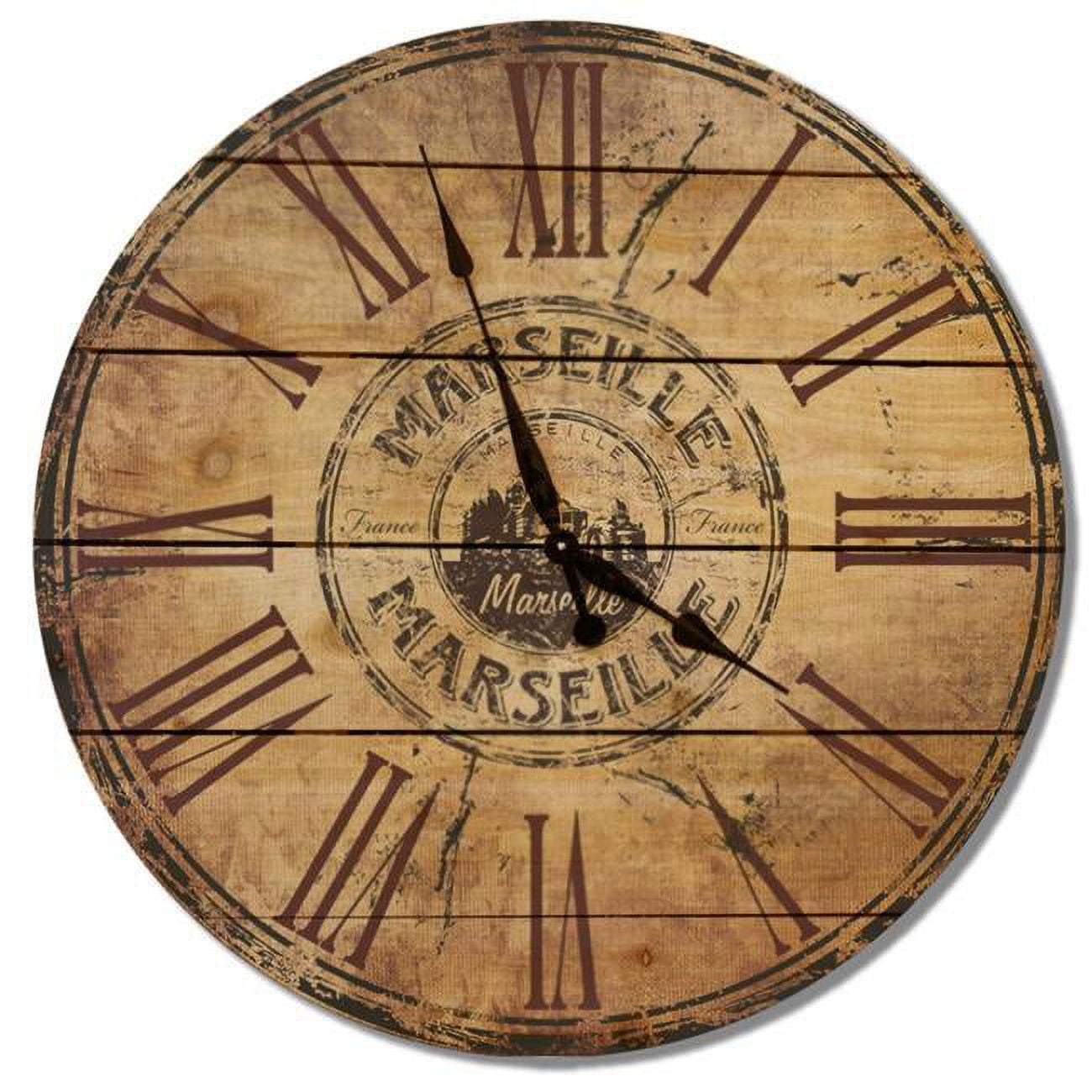 Picture of Day Dream MSC30 30 in. Marseille wood Wall Clock