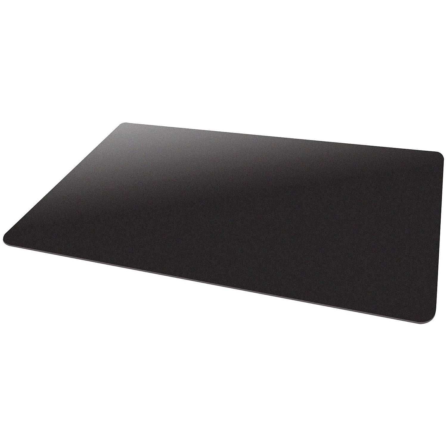 EconoMat Vinyl Studded Rectangle Chair Rectangle Mat, Black - 36 x 48 in.