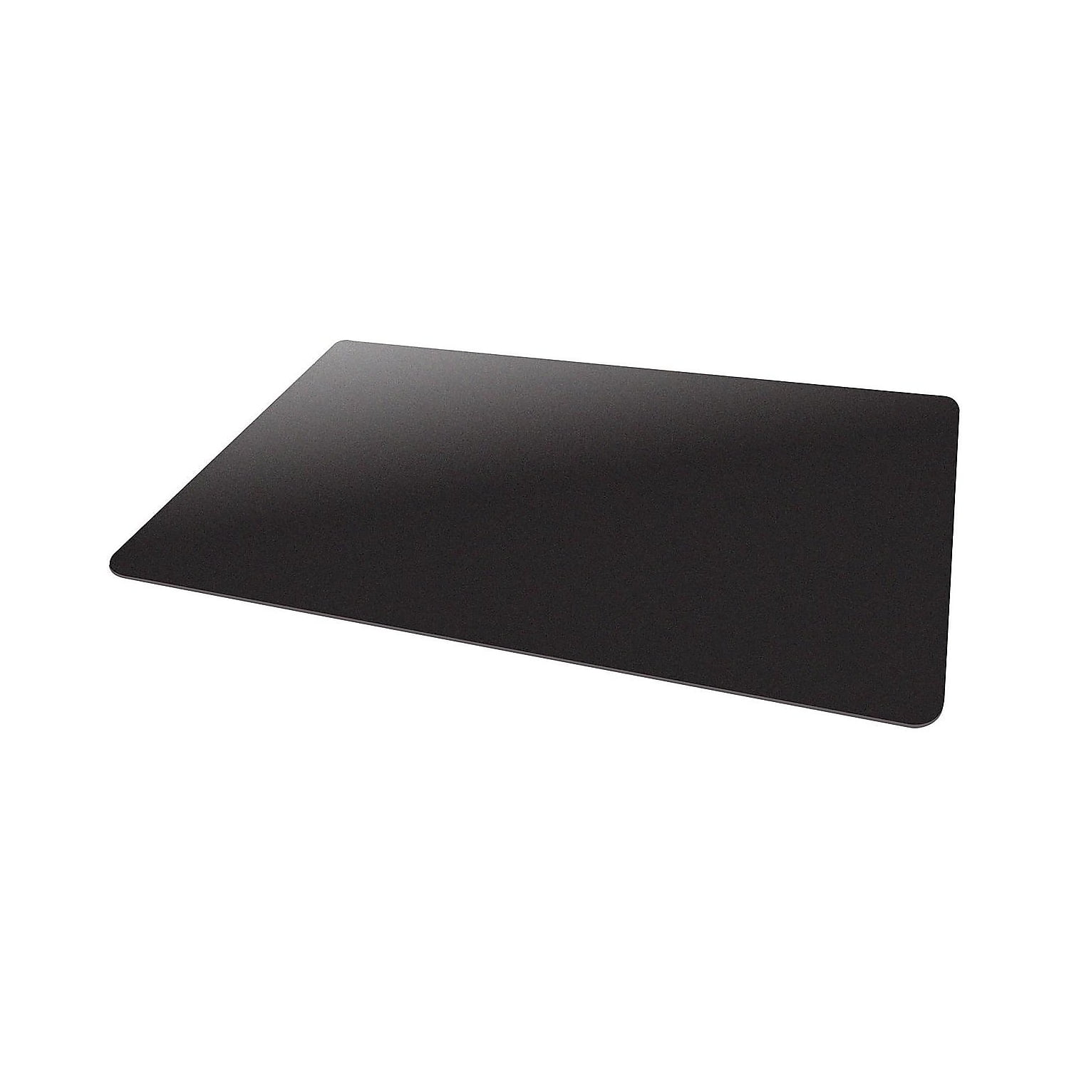 EconoMat Textured Non-Studded Rectangle Chair Mat, Black - 36 x 48 in.