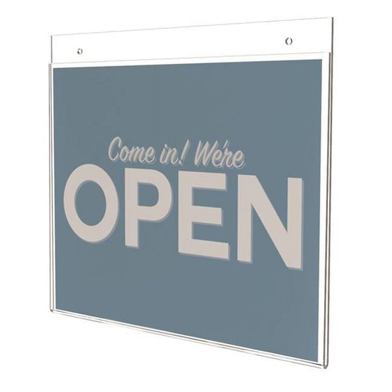 Picture of Deflecto 67001 17 x 11 in. Wall Sign Holder&#44; Transparent - Pack of 6